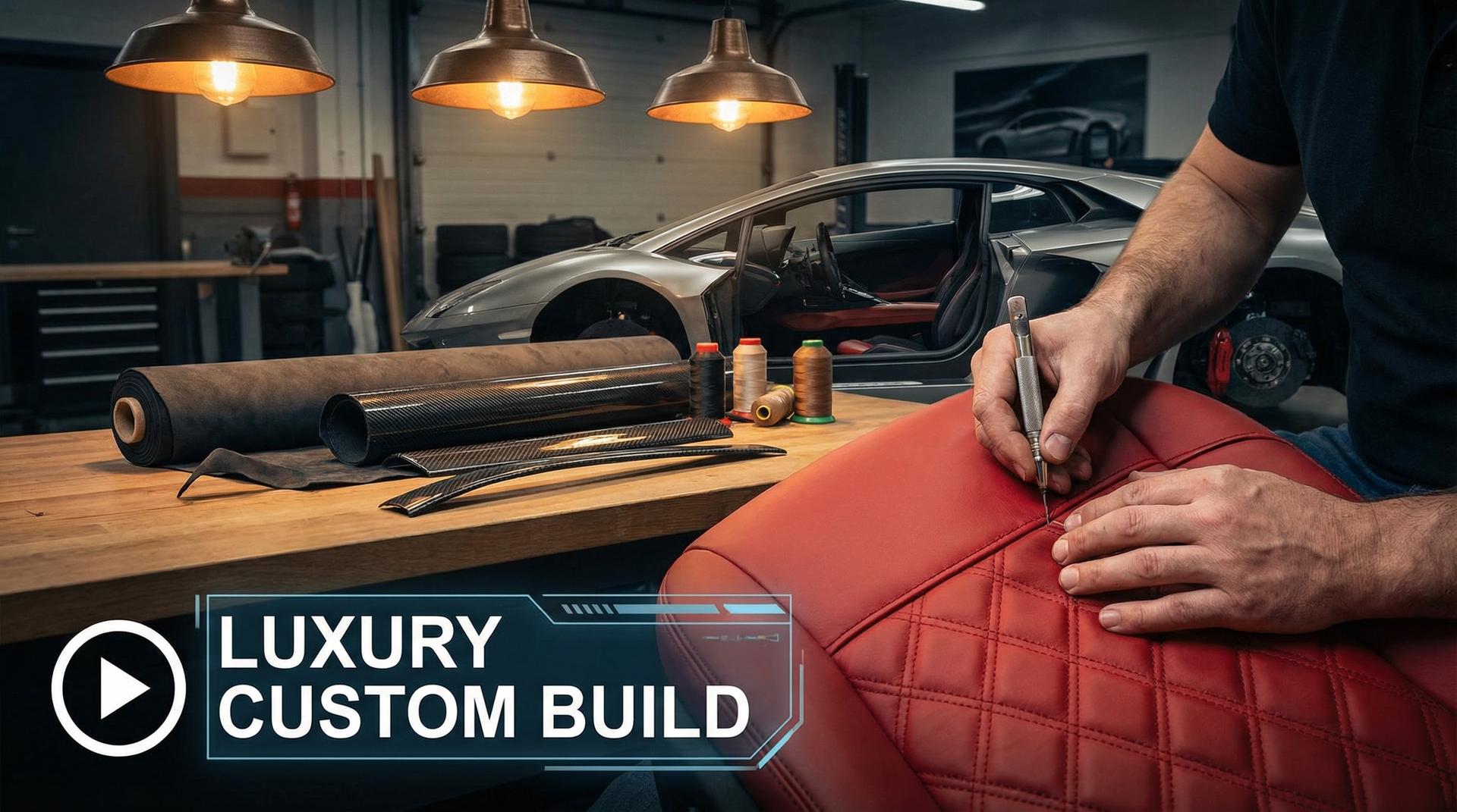 高清视频视频：超跑内饰定制改装